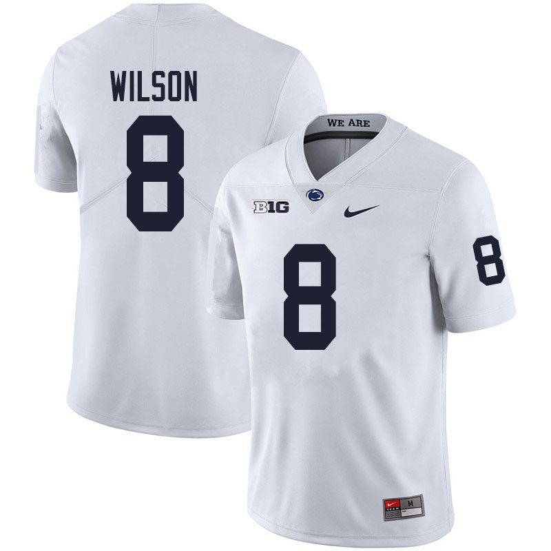 NCAA Nike Men's Penn State Nittany Lions Marquis Wilson #8 College Football Authentic White Stitched Jersey UFK8398BJ